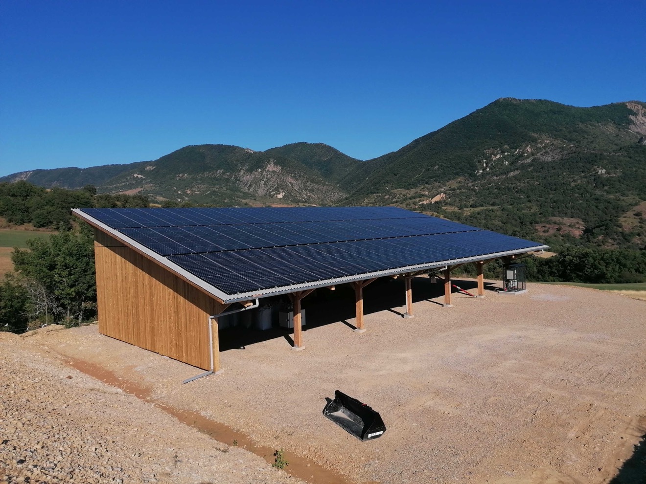 Hangar agricole photovoltaïque
